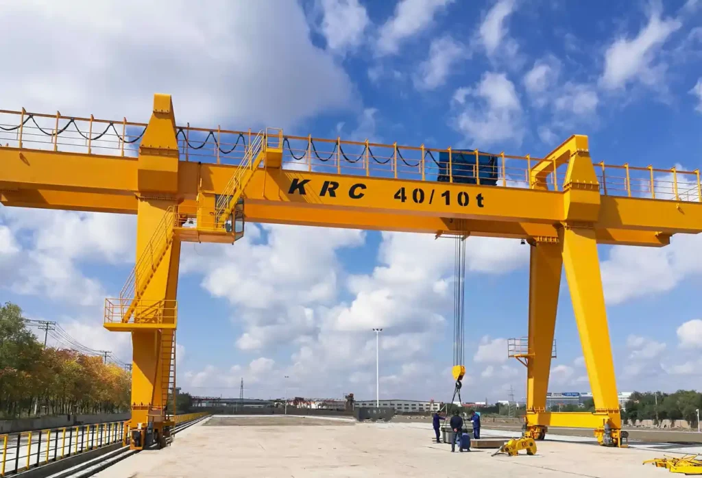 outdoor gantry 40 ton crane
